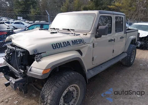 2020 Jeep Gladiator Overland 4X4 из США, поврежденный, VIN 1C6HJTFGXLL161827
